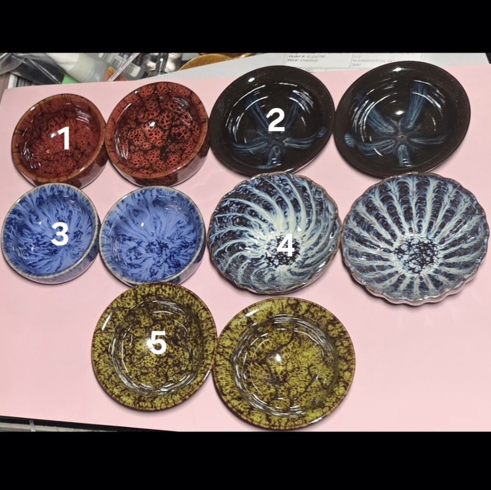 2pc Colorful Ceramic Bowls Set